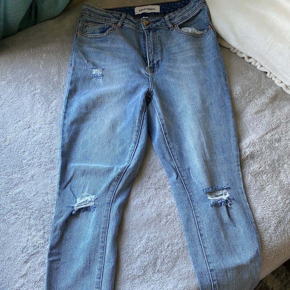 High Waisted Mom Jeans